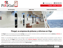 Tablet Screenshot of piregal.com